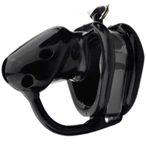 Keuschheitskäfig Harz Master 20 Schwarz