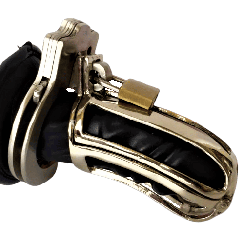 Keuschheitskäfig Mann - Metall - Handschelle