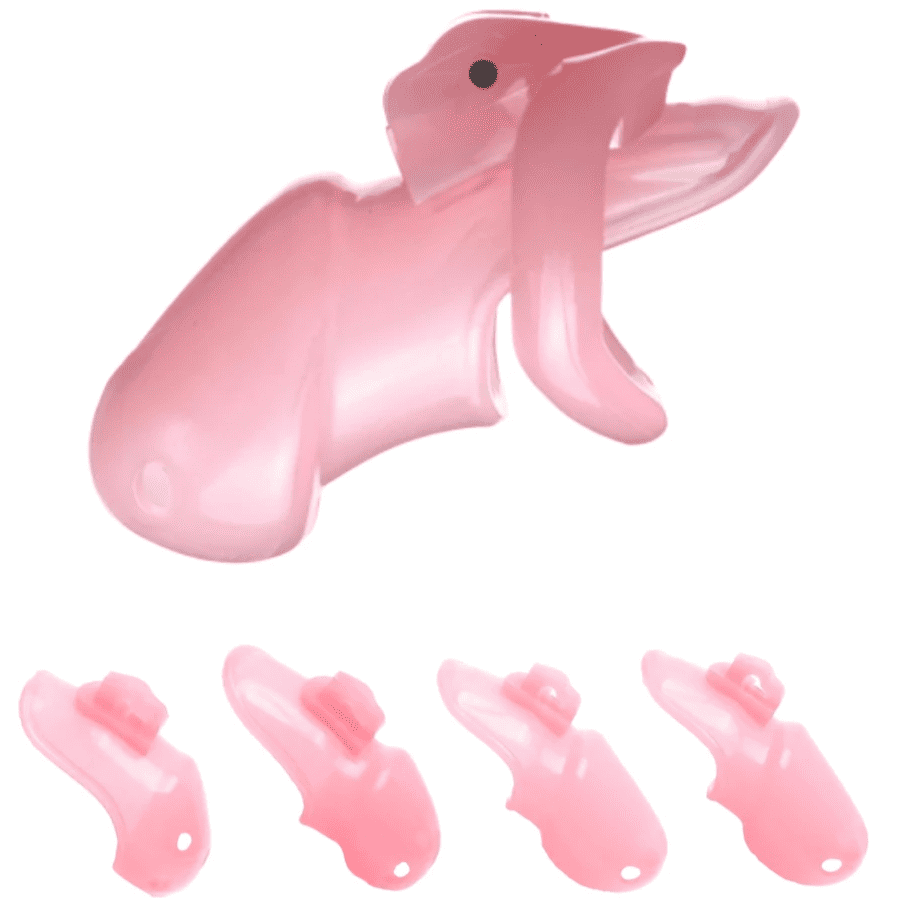 Keuschheitskäfig Harz V3 Rosa