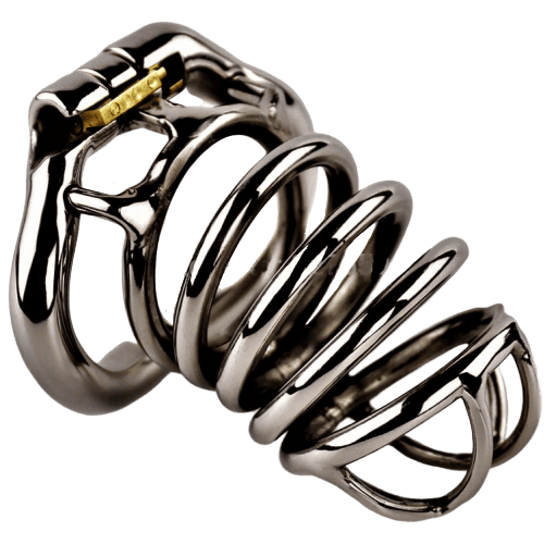 Keuschheitskäfig Männer - Stahl - Der Ring L