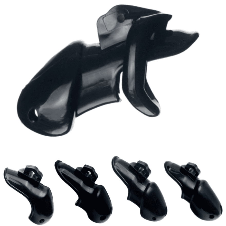 Keuschheitskäfig Harz V3 Schwarz