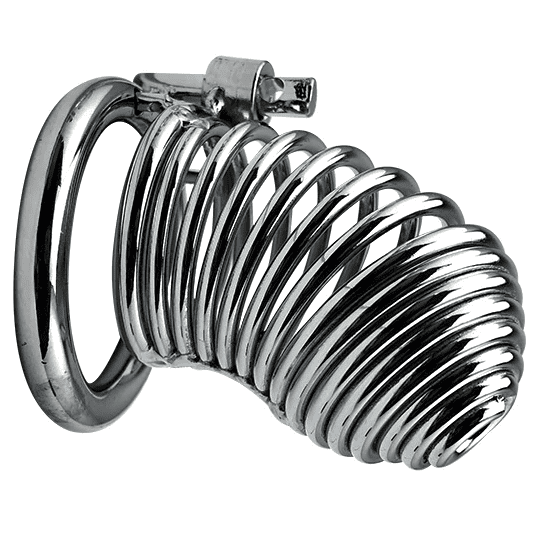 Keuschheitskäfig Mann - Metall - Feder