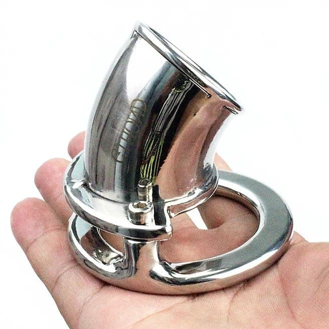 Keuschheitskäfig Mann - Metall - Das Loch S