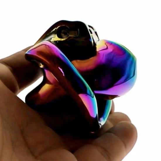 Keuschheitskäfig Mann - Metall - Meister Regenbogen