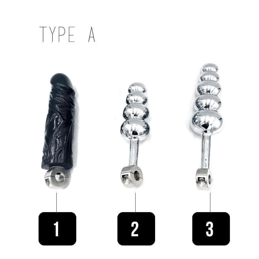 Keuschheitsgürtel Zubehör - Analplug & Dildo - Typ A