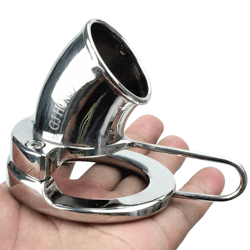 Keuschheitskäfig Mann - Metall - Das Loch